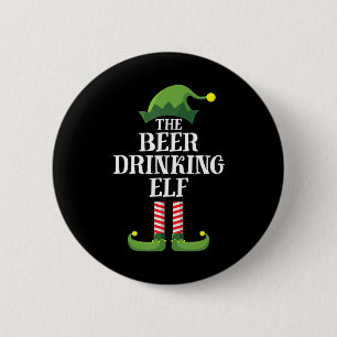 Beer Drinking Christmas Birthday 6 Cm Round Badge