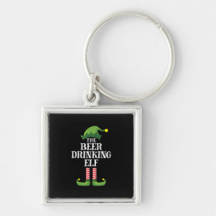 Beer Drinking Christmas Birthday Key Ring