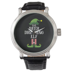 Beer Drinking Christmas Birthday Watch
