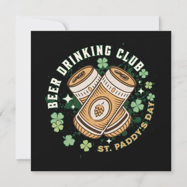 Beer Drinking Club St. Paddy's Day (Front)