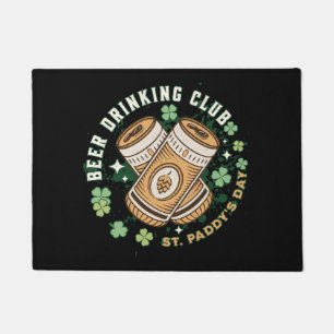 Beer Drinking Club St. Paddy's Day Doormat