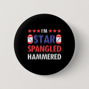 Beer Drinking Drinker Alcohol Funny 4th Of July Ha 6 Cm Round Badge