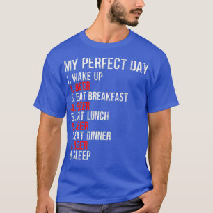 Beer Drinking Perfect Day TShirt Party Craft Tee