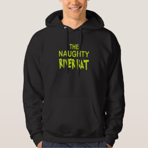 Beer Drinking River Rafting Hilarious River Rat Hoodie