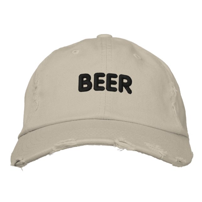 Beer Embroidered Hat (Front)