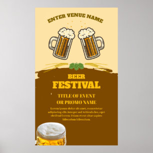 Beer Festival Custom Poster