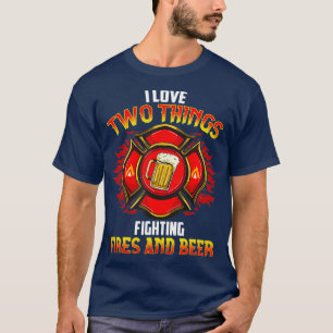 Beer Fireman Firefighter First Responder Gift T-Shirt
