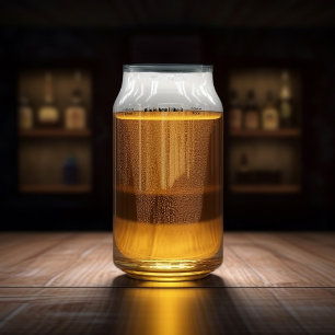 Beer Foam Ideal Pour - This is How I Like It  Can Glass