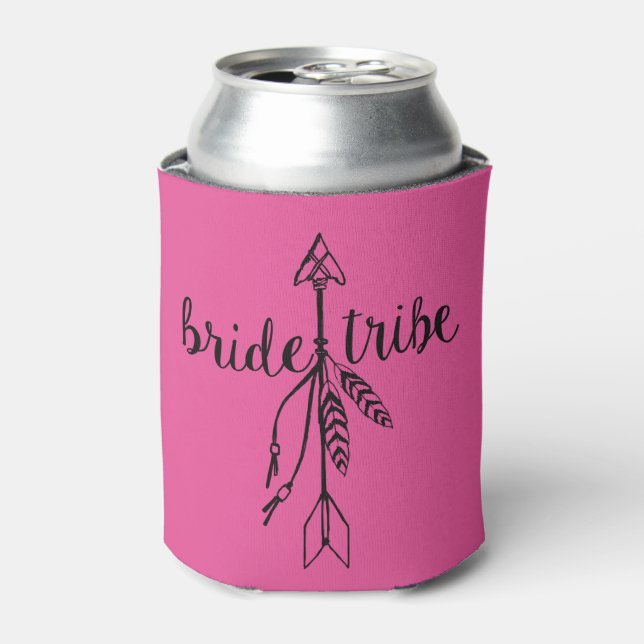 Beer for Bride Tribe Can Cooler (Can Front)