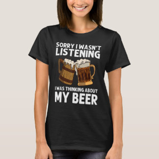   Beer For Men Women Drinking Alcoholic Beverage T-Shirt