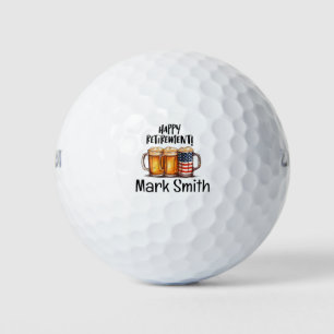 Beer for Retirement  Golf Balls