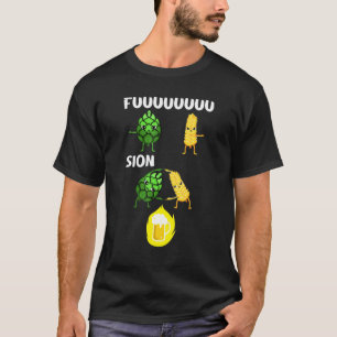 Beer Fusion Hops Malt Beer T-Shirt