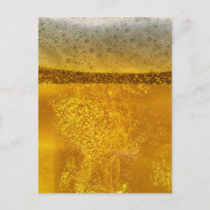 Beer Galaxy a Celestial Quenching Foam Postcard