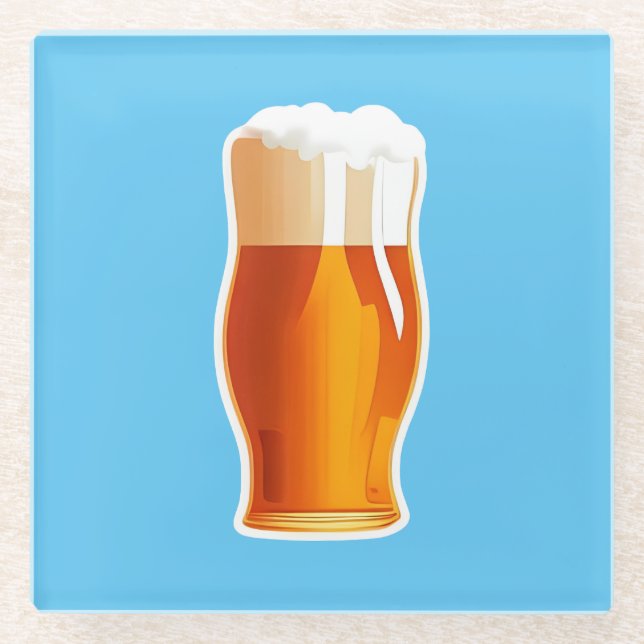 Beer Glass Coaster (Front)
