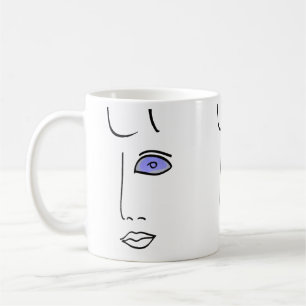Beer Glass Eyes. Coffee Mug