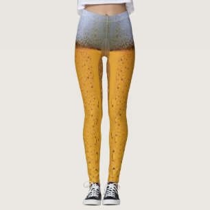 Beer Glass Foaming Beer Leggings