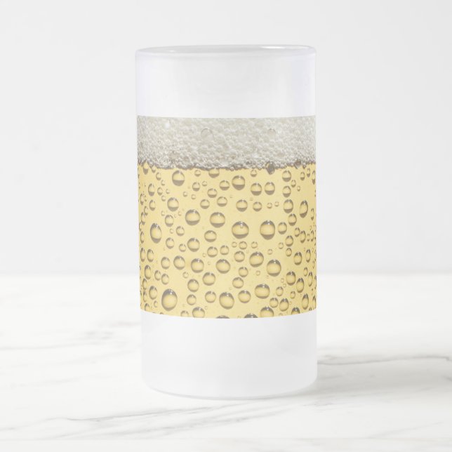 Beer Glass Frosted Glass Beer Mug (Center)