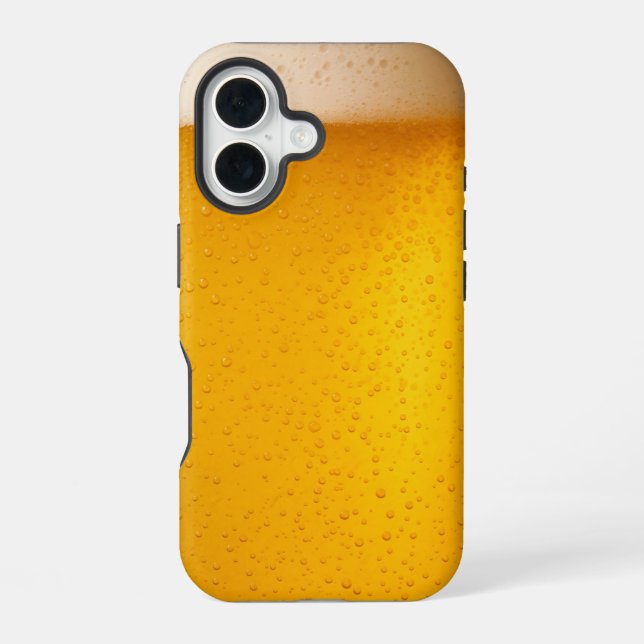 Beer Glass funny Photo iPhone 16 Case (Back)