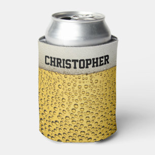 Beer Glass Personalise Can Cooler