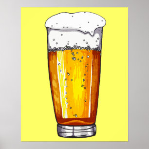 Beer Glass Poster