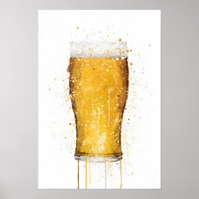 Beer Glass Poster (Front)