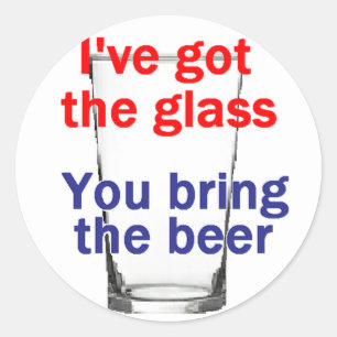 Beer Glass Sticker