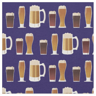 Beer Glasses Cute Bar Alcohol Men's Fabric
