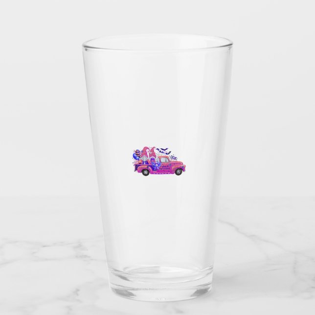 Beer Glasses, Mugs & Steins with Halloween Gnome T Glass (Front)