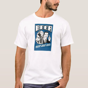 Beer helping white guys dance T-Shirt