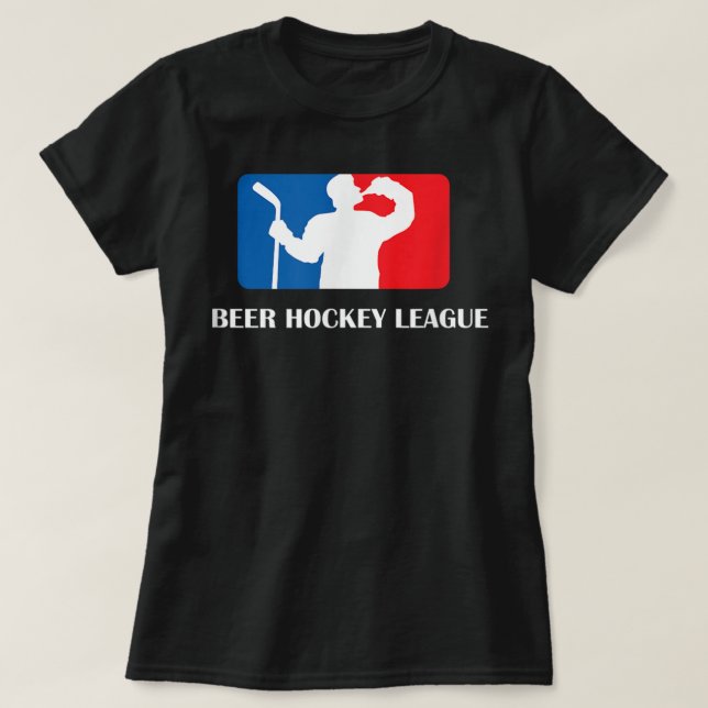 Beer Hockey League T-Shirt Adults (Design Front)