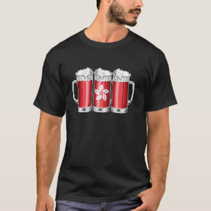 Beer Hong Konger Shirt - Beer Hong Kong Flag Patri