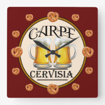 BEER Humour Acrylic Wall Clock