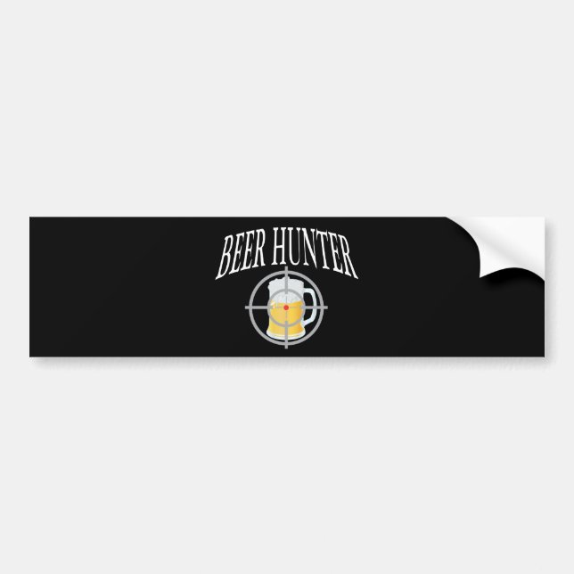 Beer Hunter Bumper Sticker (Front)