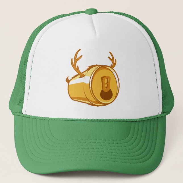 Beer& Hunting, The Beerhunter Trucker Hat (Front)