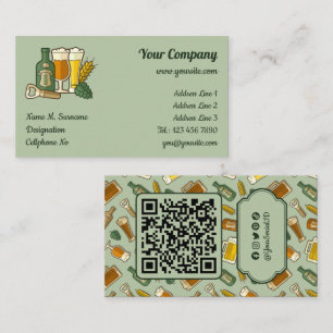 Beer Icons Business Card