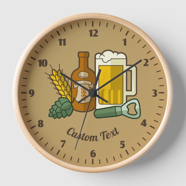 Beer Icons Clock (Front)