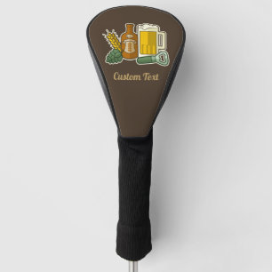 Beer Icons Golf Head Cover