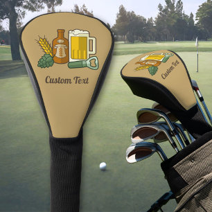 Beer Icons Golf Head Cover