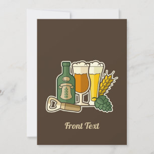 Beer Icons Invitation