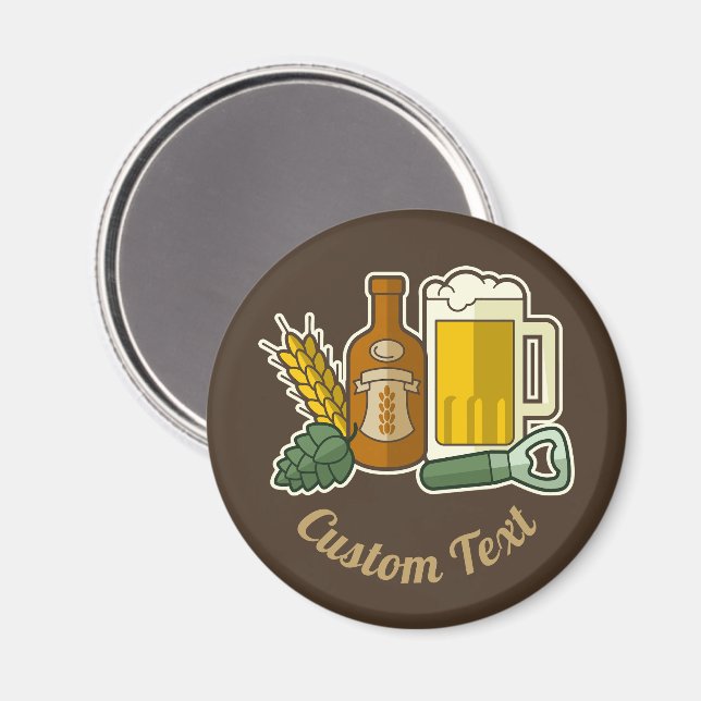 Beer Icons Magnet (Front/Back)