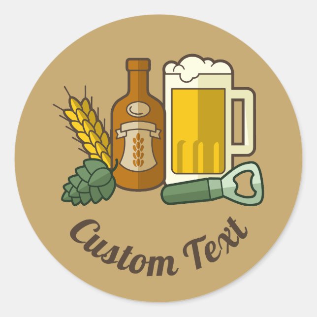 Beer Icons Sticker (Front)