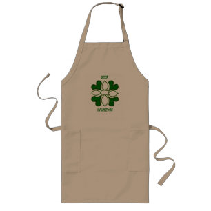 Beer Inspector St Patricks Celtic Cross and Cover Long Apron