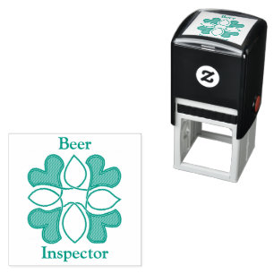 Beer Inspector St Patricks Celtic Cross and Cover Self-inking Stamp