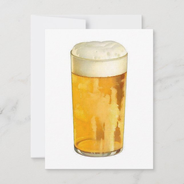 Beer Invitation - Beer Personalised Invites (Front)