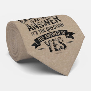 Beer Is Not The Answer Tie