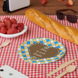 Beer is ooch Stulle Paper Plate