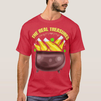 Beer Is The Real Treasure Pot Of Gold On St Patric T-Shirt