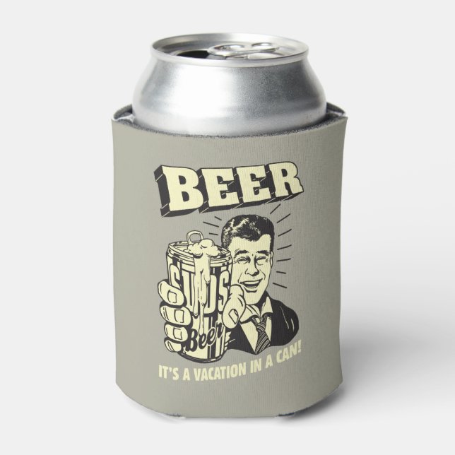 Beer: It's A Vacation In Can Can Cooler (Can Front)