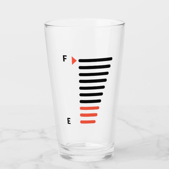 Beer level for your beer glass (Front)