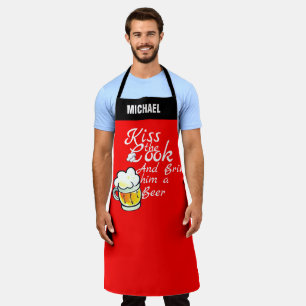 Beer Lover Apron - Funny Chef Gift for Men